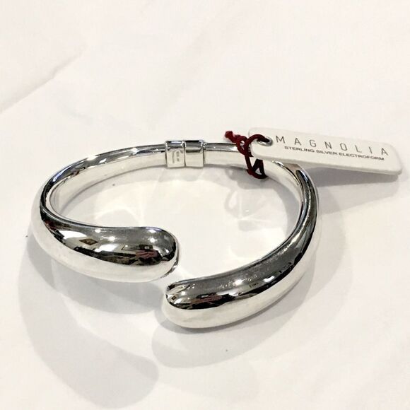 NWT Sterling Silver Hinged Bypass Wrap Bracelet - Picture 10 of 10